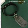 K9 Large Engraved ID Tag: Male Slave Erotic Prop