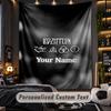 TapestryLed Zeppelin Custom Name Text Personalized Wall Hanging Tapestry Home Wall Decor