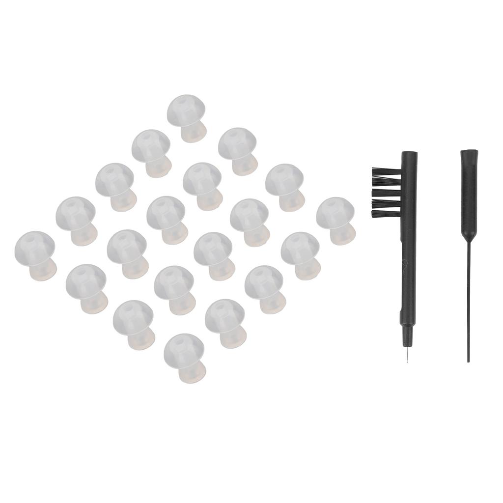 Set Domuri pentru Aparat Auditiv, Vârfuri pentru Ureche, Dopuri pentru Urechi, Accesorii pentru Instrument de Curățare Aparat Auditiv cu