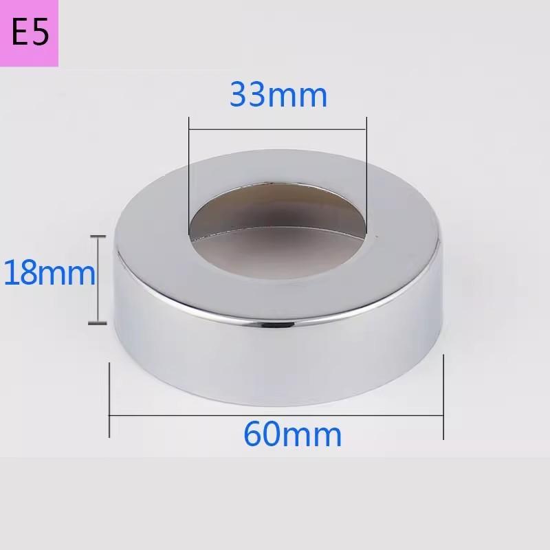 2 ks Konektor vodovodní trubky 1/2"3/4" Nerezová ocel Dekorativní kryt kohoutku Panel úhlového ventilu sprchy Kuchyňské doplňky k kohoutku