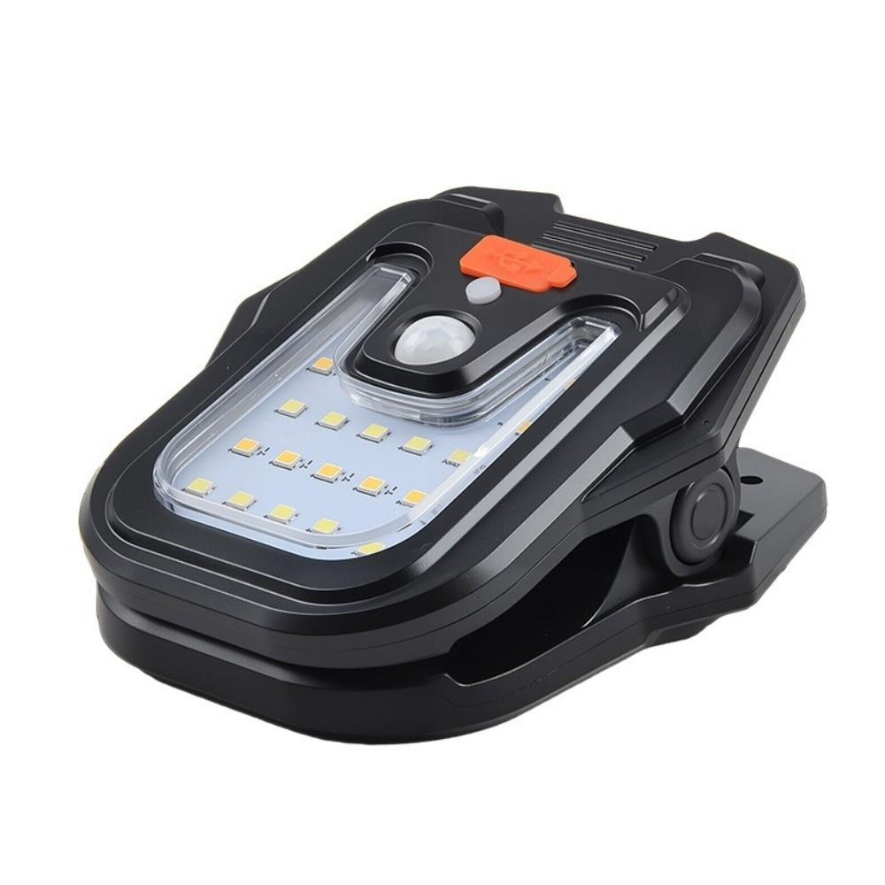 Solarbetriebene Solar-Gartenleuchte 4 Lichtmodi Clip-Leuchte Tragbare Solar-Bewegungsleuchten Außen