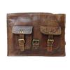 Men's Genuine Vintage Brown Leather Messenger Shoulder  Laptop Bag Briefcase