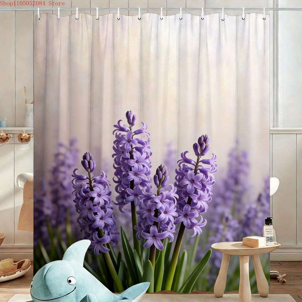 Vibrant Sunflower Field Waterproof Shower Curtain for Bright Bathroom Decor