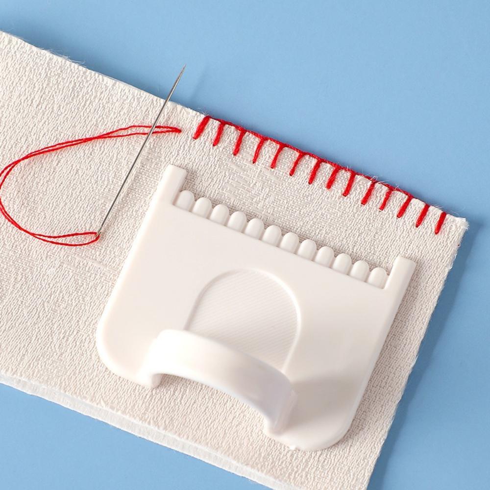1 pièce Kit de gabarits de guidage de couture pour des points constants – Outil de couture de précision avec espacement de 3 mm pour la broderie sur tissu et le travail du cuir