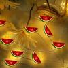 Creative LED Watermelon String Lights Colorful Fruit Colored Lights Fruit Night Lights  Craft