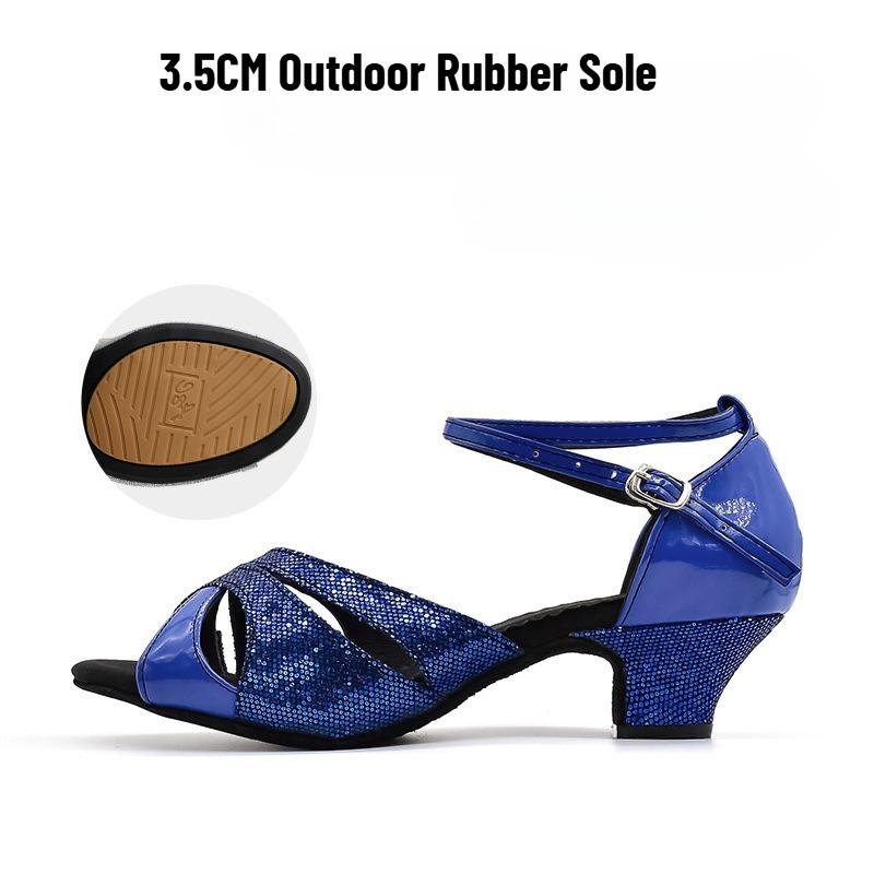 Women's Dance Shoes Adult Ballroom Dance Shoes Modern Cha-Cha Shoes