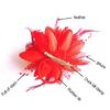 Feathers Flower Hair Accessories Wedding Party Floral Mesh Veil Headband Hairpin