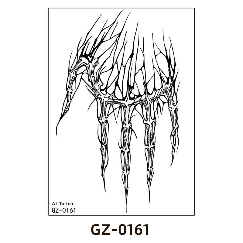 Herbal Tattoo Sticker Waterproof Flower Arm Simulation Tattoo Juice Tattoo Sticker Tattoo