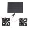 Solar Panel Fan Kit 12V 10W Portable Universal Energy Saving 4.7in Exhaust Fan for Greenhouses Pet H