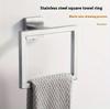 Stainless Steel Towel Ring For Bathroom With Durable Metal Holder For Home Use