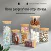Square Moisture-Proof Glass Jar with Lid for Tea and Spices - New Style Storage Solution