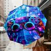 1pc Cyberpunk Gamepad Pattern Umbrella Design Automatic Opening and Closing Umbrella, High-quality Travel Umbrella,  c1128159