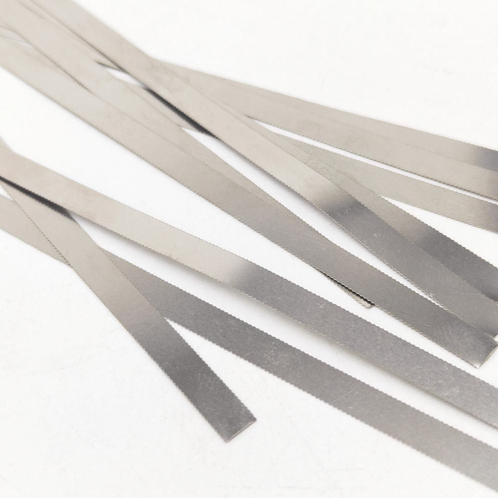 5 Stück oder 10 Stück Dental Metall Polierstab Polier-Schleifstreifen mit Verzahnung Ganzer Streifen Gezahnte Kante 4mm Zahnaufhellungsmaterialien