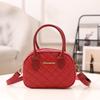 Fashion Hand Bag Women's New Spring and Summer Letter Diamond Pillow Bag Korean Shoulder Messenger Bag