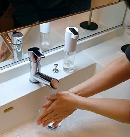 LITHON Automatic Soap Dispenser Foam 150ml Operation for Always Clean Soap - - (KSZ-003W) - Sterilizing, Automatic, No-Touch Safe,