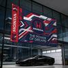 BWG5  FOR HONDA RACING Decorative Flag High Quality Polyester Fade Resistant Machine Washable Indoor Outdoor Hanging Banner