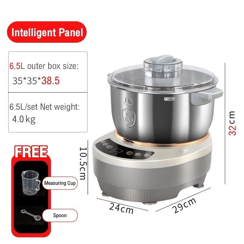 6.5L Flour Mixer For Baking Chef Machine Dough Mixer Automatic Electric Household Kneading Machine 6.5L