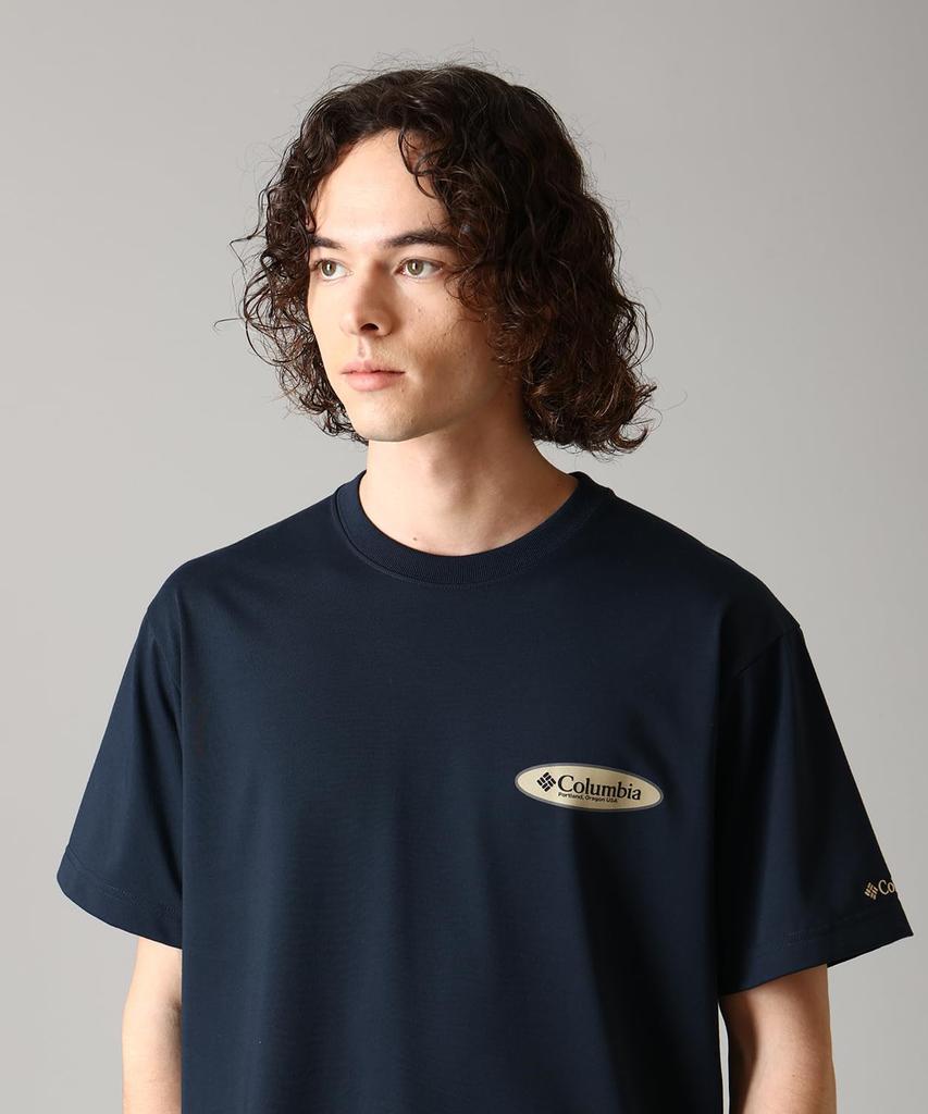 Urban Hike Graphic Short Sleeve PG3033 Collegiate Navy Oval Size L [Columbia] T-Shirt