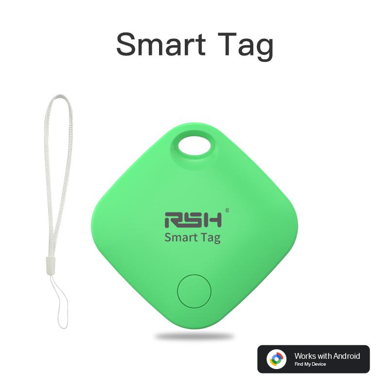 RSH Smart GPS Tracker for Android Device Bluetooth Tag Work With Google Find My Bag Luggage Key Finder for Xiaomi Pixel Motorola