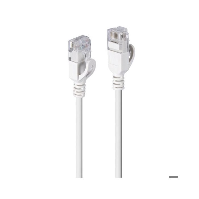 Câble Réseau - LINDY - Ultra Slim Cat.6A U/FTP - Connecteurs RJ49 - Gris