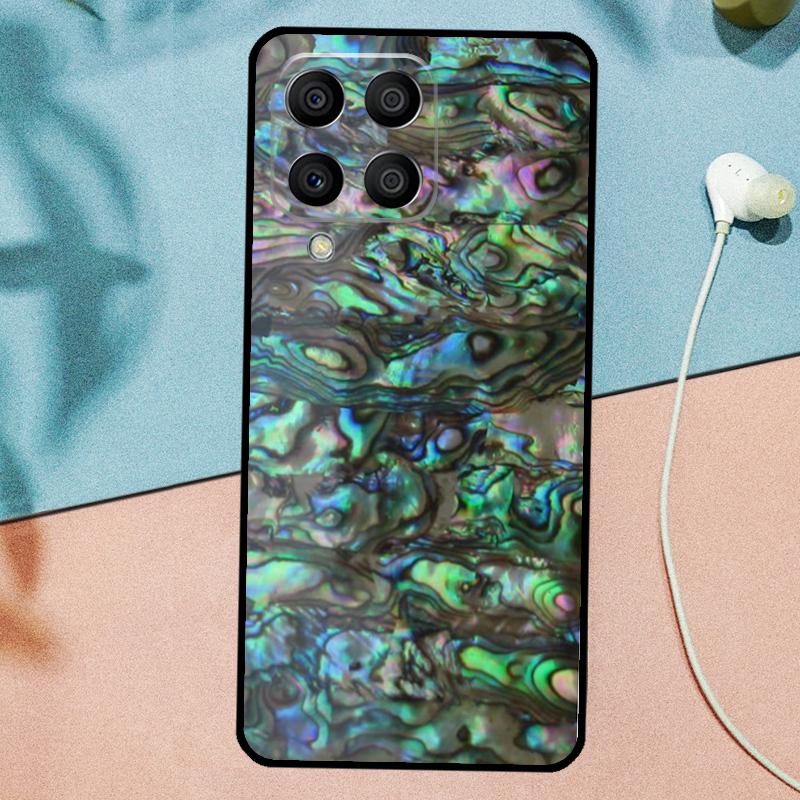 Abalone Sea Shell Texture For Samsung Galaxy M14 M34 M54 M20 M06 M16 M12 M13 M15 M35 M55 M33 M53 M21 M31 M32 M52 Case