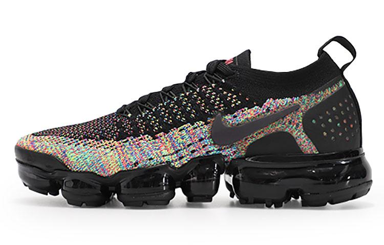 

Nike Air VaporMax Flyknit 2 Black Multi Color Women s 942843-015 35.5
