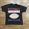 Vintage / Y2K 90s Sports Football Is Life Black Graphic T Shirt XL Sports NFL