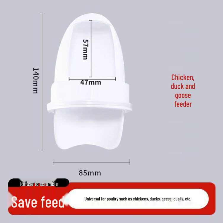 Universal Rainproof & Windproof Automatic Feeder for Chickens, Ducks, and Geese - Outdoor Integrated Design