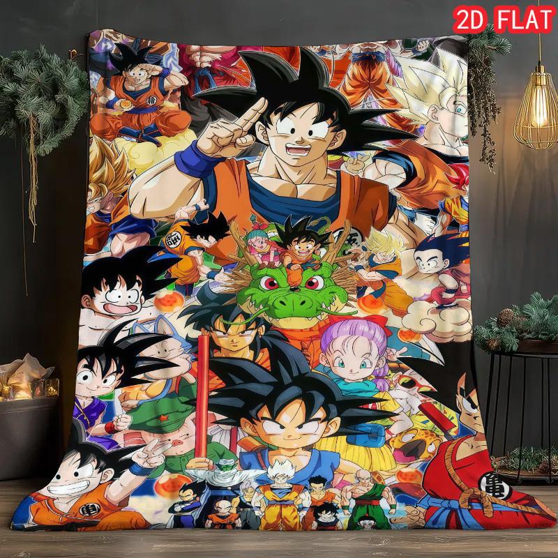 Dragon Ball Hotel Guesthouse Blanket Soft Durable Flannel Blanket for Homestay Airbnb THW