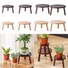 Round Flowerpot Holder Wooden Bonsai Base High Quality Flowerpot Tray  Home Office