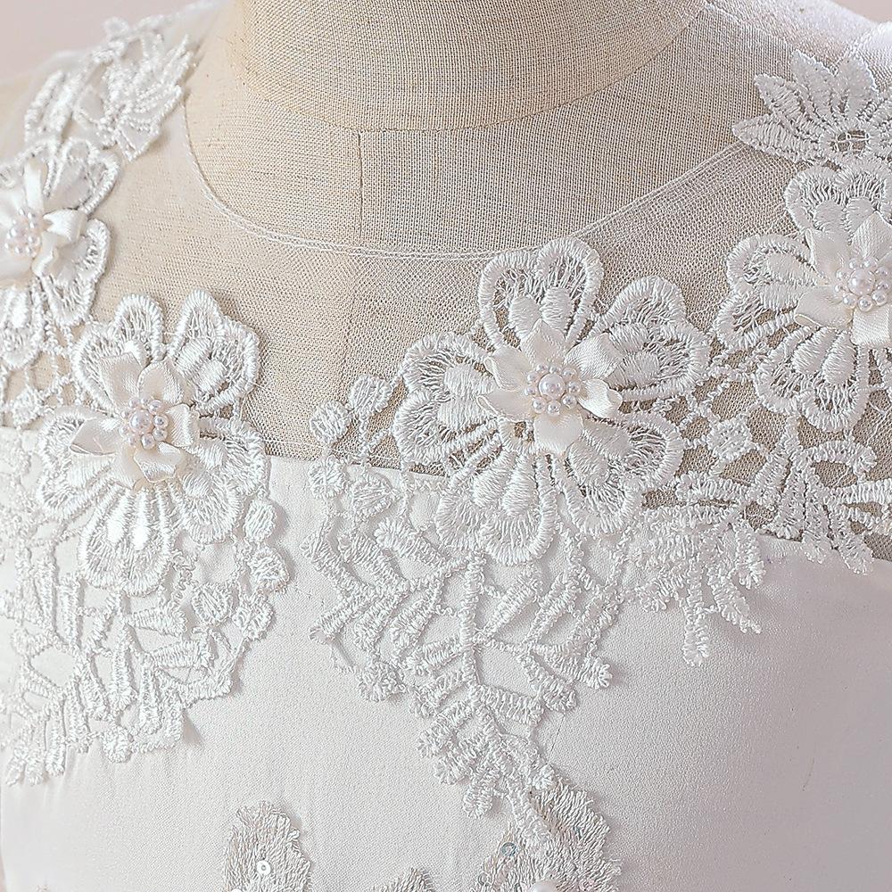 Tulle Formal Wedding Flower Party Dresses For Girls Children Costume Sequin Lace Bow Wedding Princess Dress Evening First Communion Gown