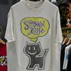 90's Shonen Kitten Club 'Shonen Knife Cat ' Promo T-Shirt White XXL