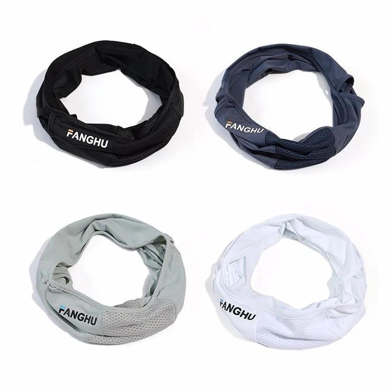 Sun Protection Mask Mesh Breathable Ear Loop Mask Elastic Sunscreen Anti-UV Face Covering Thin Breathable Sports Neck Gaiter