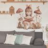 Lesen Kleines Mädchen Schlafzimmer Wohnzimmer Zuhause Hintergrund Wandaufkleber Dekor Abnehmbares Zuhause Kunst Abziehbild