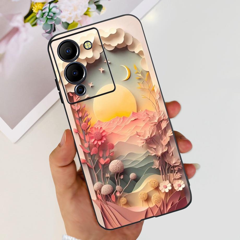 For Infinix Note 12 G96 Note 12 Pro 4G 5G Note12 2023 X671 Case Fashion Soft TPU Silicone Back Cover Coque Luxury Painting Funda