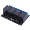4-Kanal Bistabiles Selbstverriegelndes Relaismodul Taste MCU Low-Level-Steuerschalter 5V Genauigkeit
