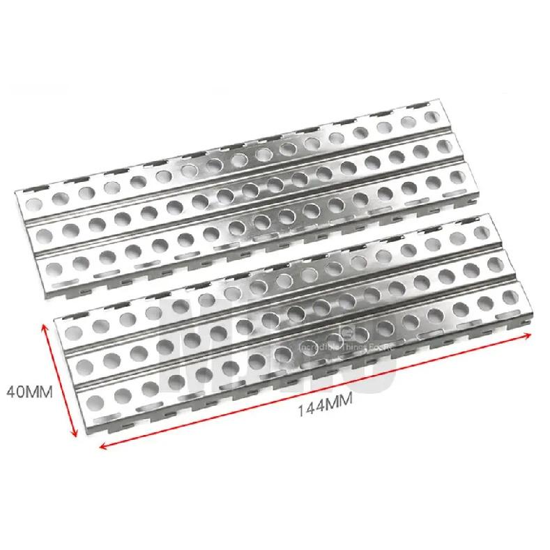 1/10 Rc Tracked Vehicle Escape Board Climbing Car Metal Skid For Trx4 Defender Bronco Axial Scx10 90046 D90 Yikong Rgt Rc4wd