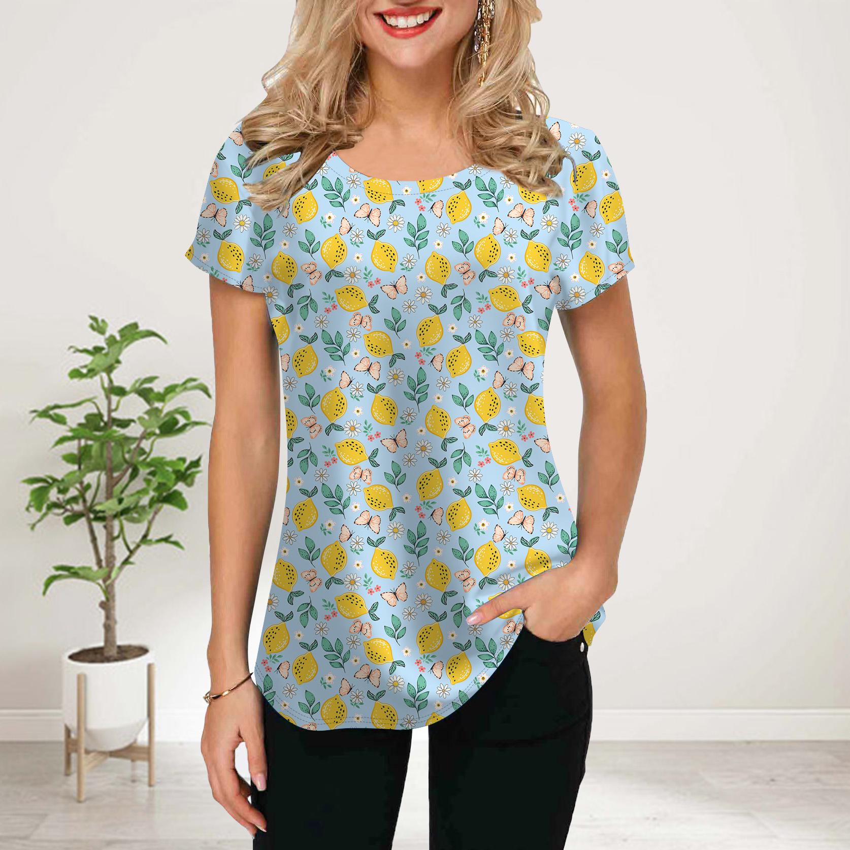 

Женская летняя футболка с принтом розовых и ярких роз, футболки с коротким рукавом, повседневные топы с принтом 8XL оранжевый