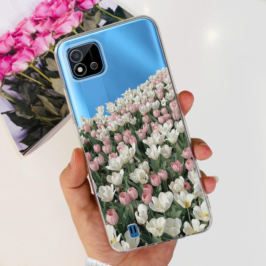 For Realme C11 2021 Case Cute Dinosaur Astronaurt Cover Soft Silicone Phone Case For Realme C11 2020 RealmeC11 2021 Fundas Coque