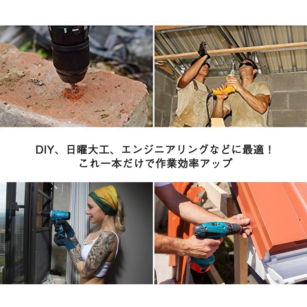 Tap Spiral HSS 6542 High Speed Steel Tap Drill Set M3-M10 (HSS4341, Silver)