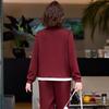 Fengxiao Women's Mid-Aged Two-Piece Sportswear Set