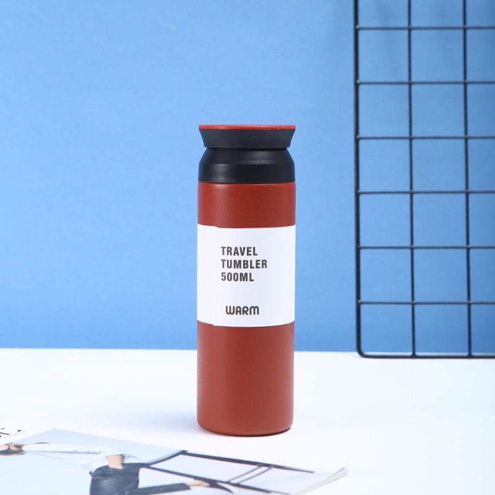 304 Stainless Steel Thermos Bottle 350/500ml Vacuum Flask Portable Insulated Water Bottle  Car