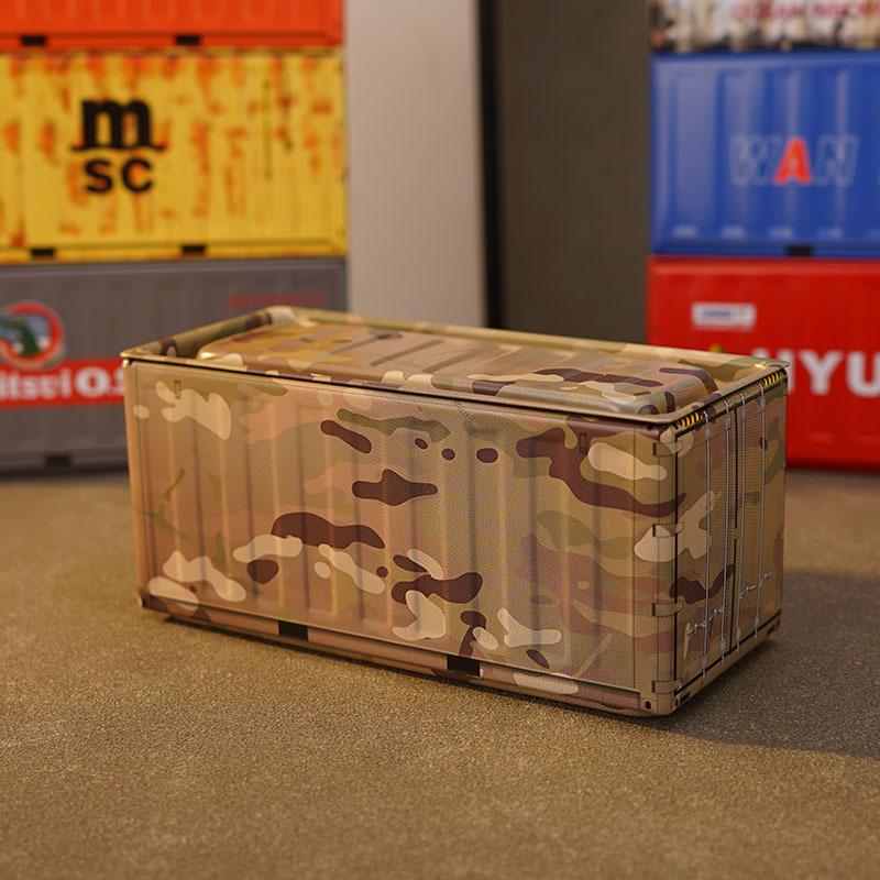 Miniature Storage Iron Box Mini Container Creative Decoration Collect Small Item Desktop Model Mini Iron Storage Box