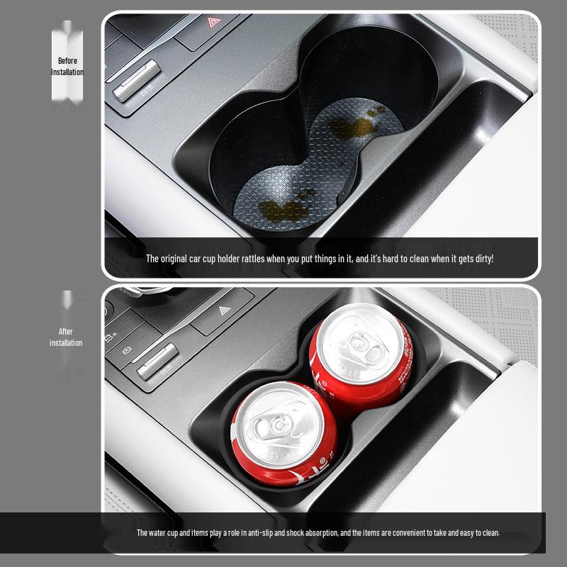 Universal 24 Yuan Central Console Cup Holder Cover & Non-slip Car Interior Decor