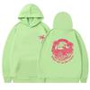 Plus Size Women's Retro Hip Hop Hoodie - Street Style Letter Print, Loose Fit, Autumn/Winter Fashion