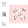 Alloy Brooch Trendy With Geometric Shape And Go Det T Girl Inscription For Lovers Fashion
