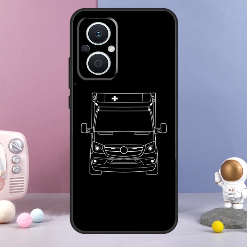 EMT EMS Ambulance Funda For OPPO Reno 14 F 11F 12F 13F 10 11 12 13 Pro 7 8 Lite OPPO Find X8 X6 X5 X9 Pro Case