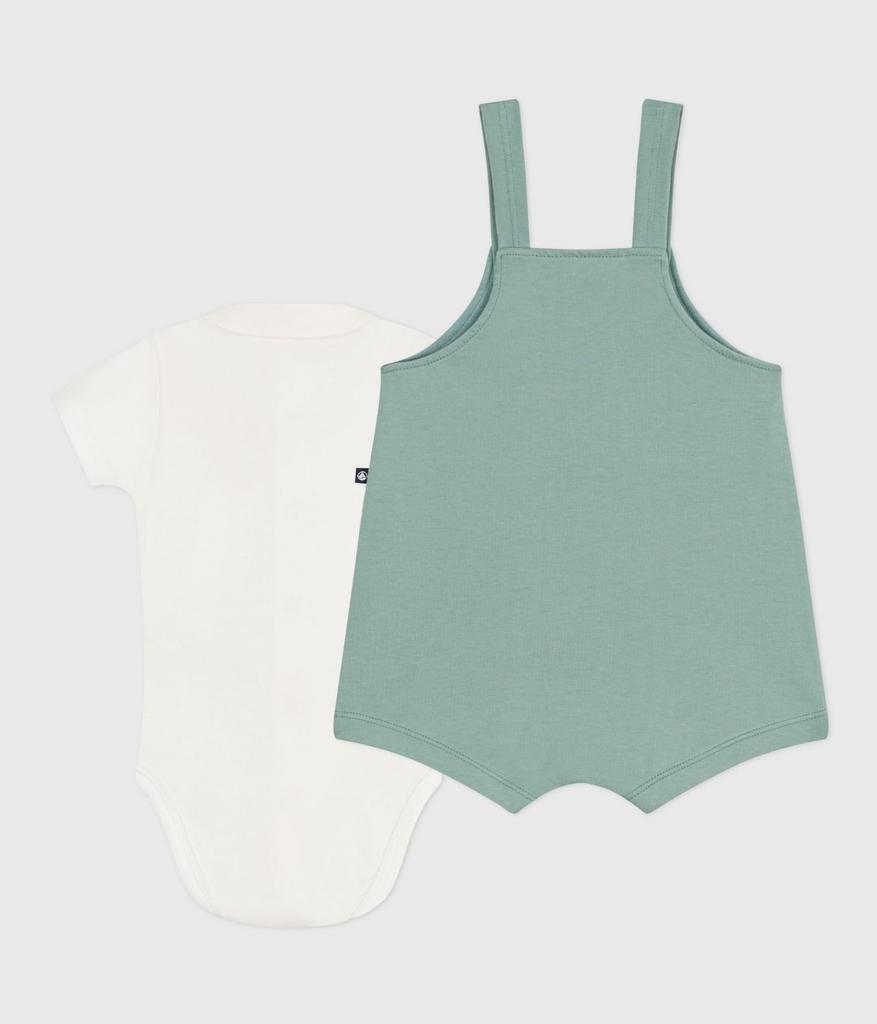 Baby Set A0DHJ Light Green 18 Months 81cm [Petit Bateau] 2-piece