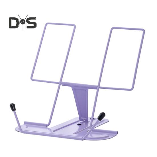 

Металлическая подставка для книг для чтения, регулируемая подставка, держатель для книг с зажимами для страниц, настольный держатель для документов, подставка для набора текста, рецептов, учебников, планшетов, нот фиолетовый