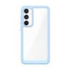 For Samsung A55 Case Cover Samsung A55 Capas Colour Frame Shockproof Phone Bumper Transparent Clear Samsung Galaxy A 55 A55 5G